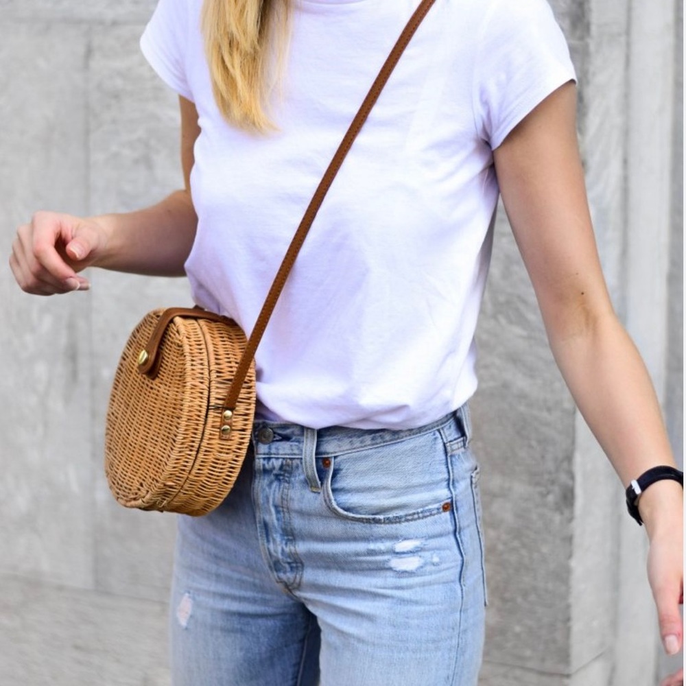 {Zara} Rattan Shoulder Bag - Picture 7 of 12